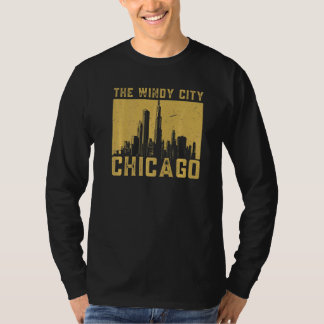 Camiseta Chicago City  The Windy City Chicago