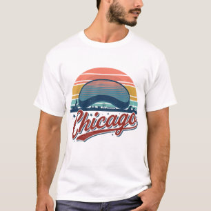 Camiseta Chicago   Ciudad Ventosa Silueta Clásica