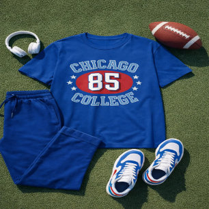 Camiseta Chicago College 85 Varsity Vintage