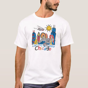 Camiseta Chicago embroma horizonte
