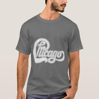 Camiseta Chicago--Estilo angustiado