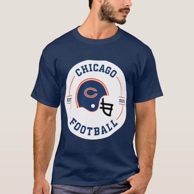 Camiseta Chicago Football Badge (Anverso)