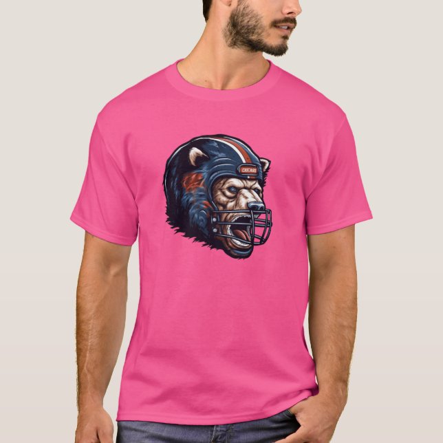 Camiseta Chicago Football Helmet (Anverso)