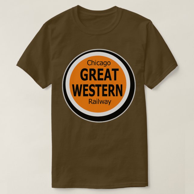 Camiseta Chicago Great Western Railway 2 TShirt (Diseño del anverso)