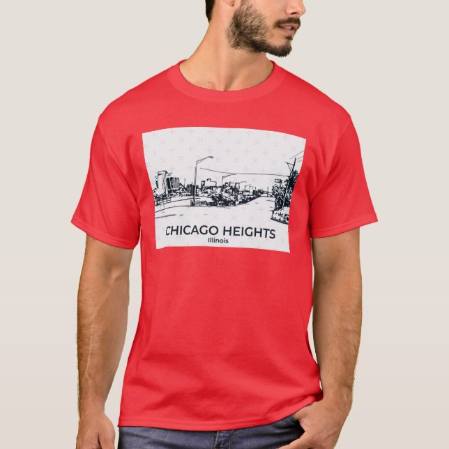 Camiseta Chicago Heights Illinois (Anverso)