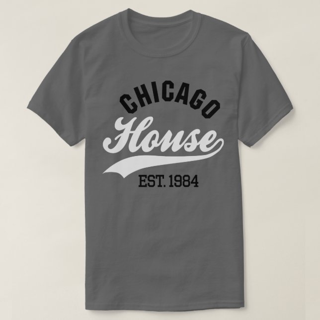 Camiseta Chicago house est 1984 (Diseño del anverso)