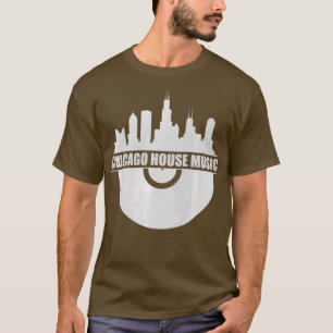 Camiseta Chicago House Music Chicago Skyline EDM DJ House