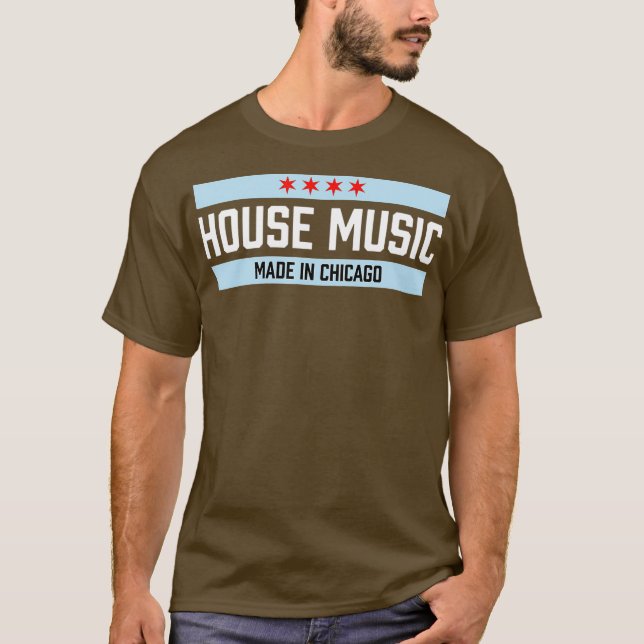 Camiseta Chicago House Music - Dance Disco DJ Gift (Anverso)