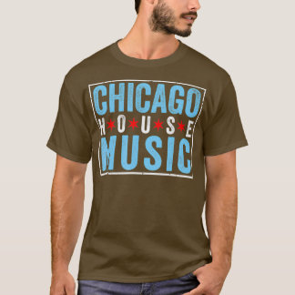 Camiseta Chicago House Music - EDM Vintage DJ Stylish