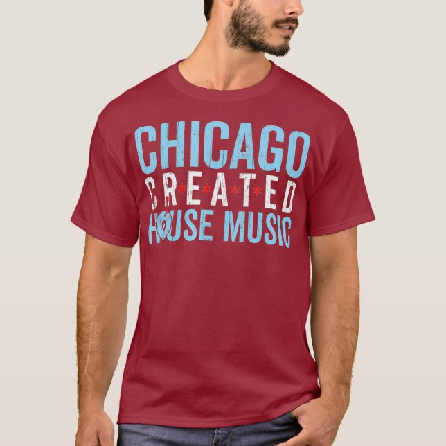 Camiseta Chicago House Music - Rave Electronic Dance (Anverso)