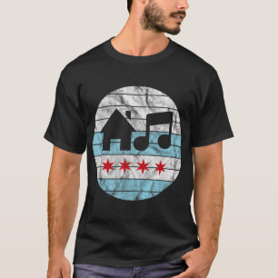 Camiseta Chicago House Music Vintage DJ EDM 
