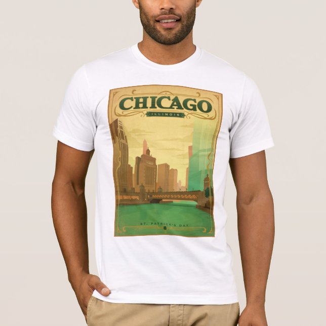 Camiseta Chicago, IL - Día de San Patricio (Anverso)