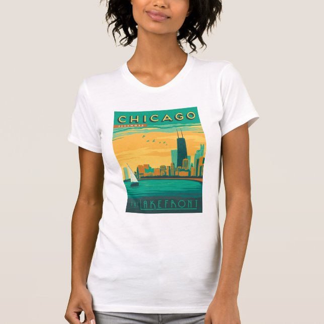 Camiseta Chicago, IL - Disfruta del Lakefront (Anverso)
