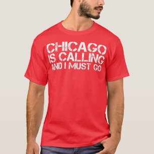 Camiseta CHICAGO IL ILLINOIS Funny City Trip Home Roots USA