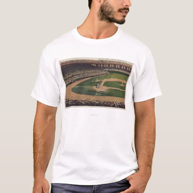 Camiseta Chicago, IL - parque de Comiskey, meta, Basebal (Anverso)