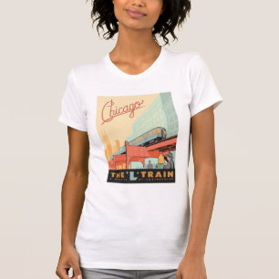 Camiseta Chicago, IL - Tren "L"