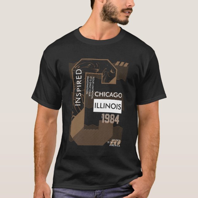Camiseta Chicago Illinois 1984 (Anverso)