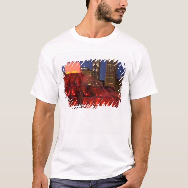 Camiseta Chicago, Illinois, Fuente de Buckingham (Anverso)