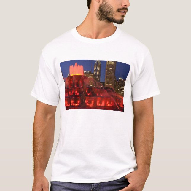 Camiseta Chicago, Illinois, Fuente de Buckingham (Anverso)