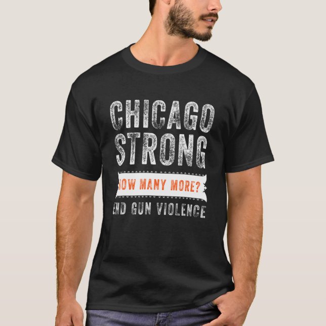 Camiseta Chicago Illinois Fuerte Para El Viol De La Pistola (Anverso)