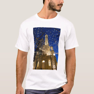 Camiseta Chicago, Illinois, torre de agua vieja con día de