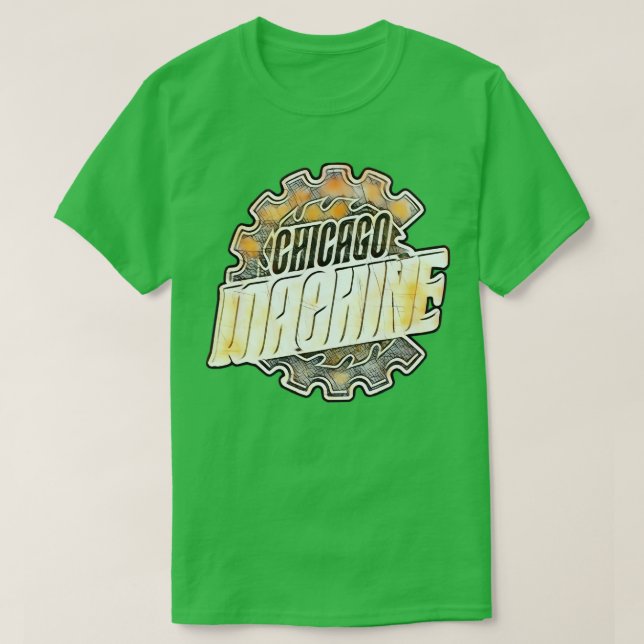 Camiseta Chicago Machine Lacrosse TShirt (Diseño del anverso)