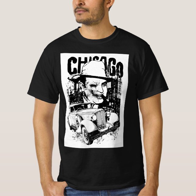 Camiseta Chicago Mafia Vintage (Anverso)
