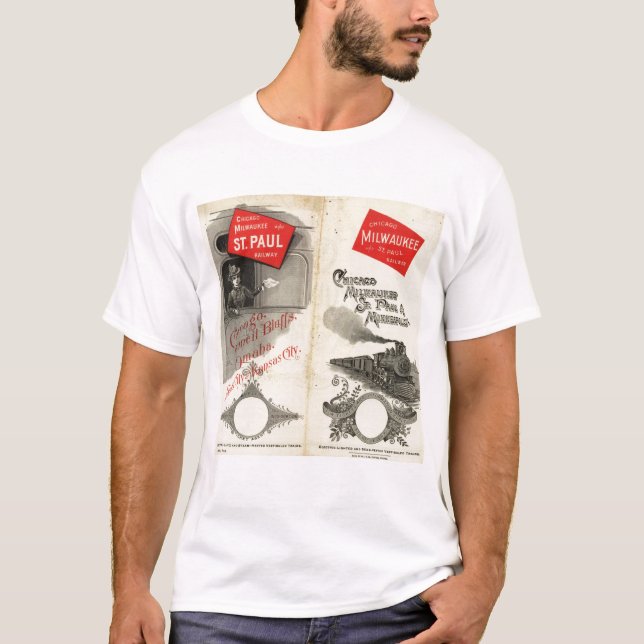 Camiseta Chicago Milwaukee y ferrocarril de San Pablo (Anverso)