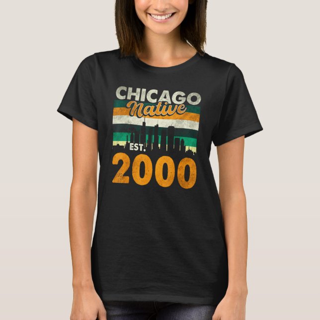 Camiseta Chicago Native Est 2000 1 (Anverso)