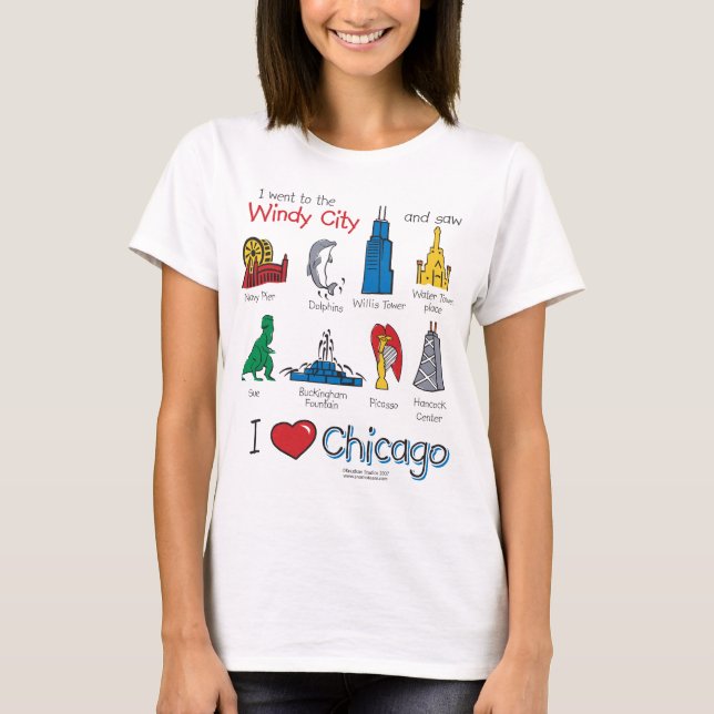 Camiseta Chicago: niños-Icons-NEW-[Co (Anverso)