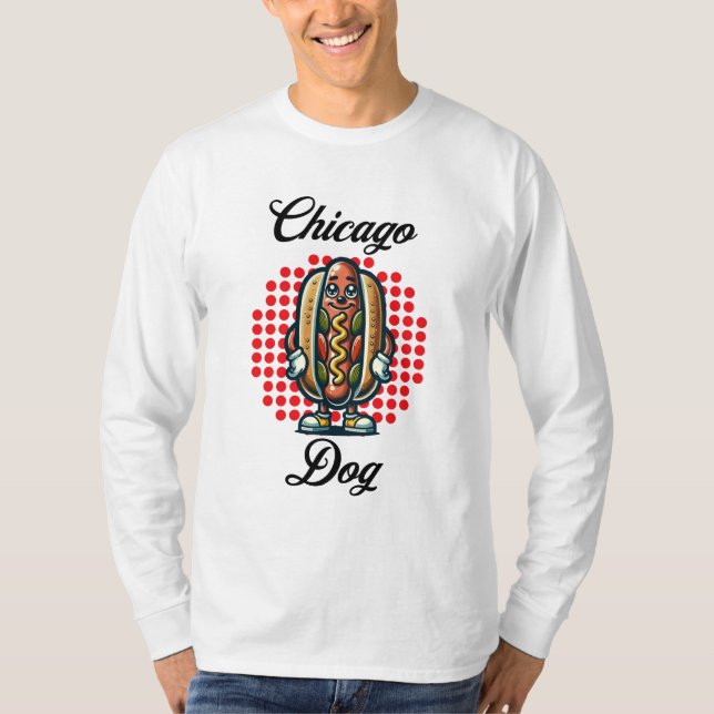 Camiseta Chicago Retro Pop Art (Anverso)