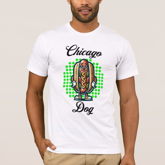 Camiseta Chicago Retro Pop Art (Anverso)