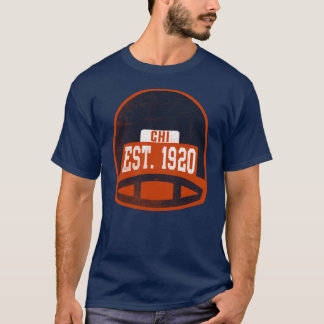 Camiseta Chicago Retro Throwback Football Helmet Oversized