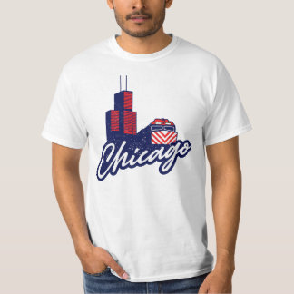 Camiseta Chicago Sears Tower y Metra