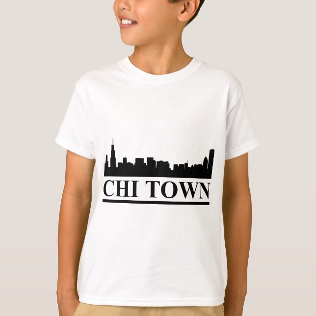 Camiseta Chicago Skyline Chi Town (Anverso)