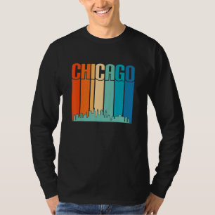 Camiseta Chicago Skyline Cityscape City Metropole