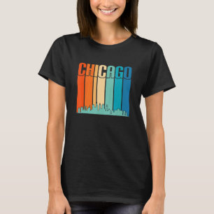 Camiseta Chicago Skyline Cityscape City Metropole