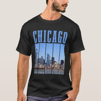 Camiseta Chicago Skyline Illinois Pride Chicago