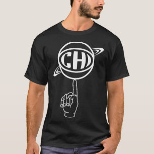 Camiseta Chicago Spinning Ball White