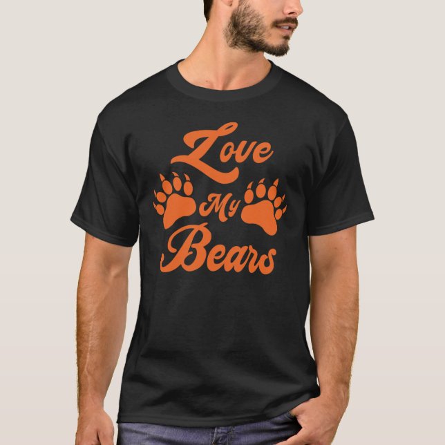 Camiseta Chicago Sports Female Fan Design retro (Anverso)