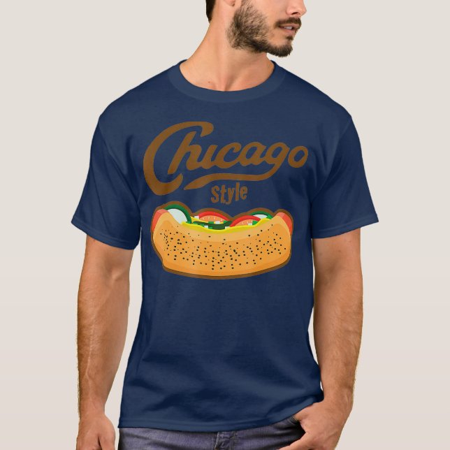 Camiseta Chicago Style Hot Dog Summer (Anverso)