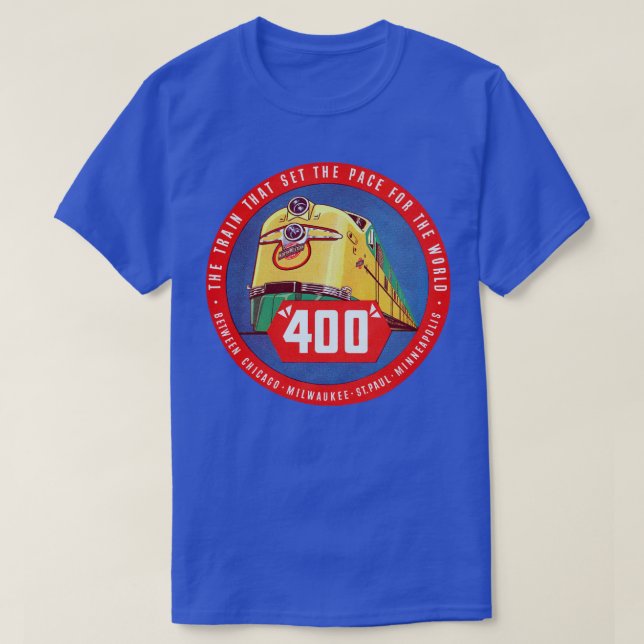 Camiseta Chicago y North Western Railroad 1950 (Diseño del anverso)