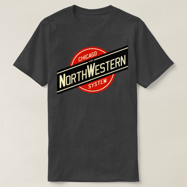 Camiseta Chicago y North Western Railway TShirt (Diseño del anverso)