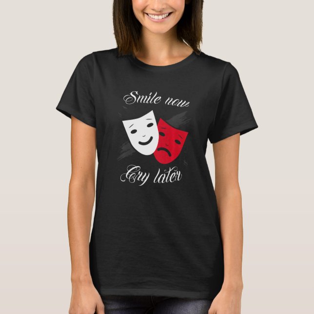 Camiseta Chicano and chicana for Smile Now Cry Later Premiu (Anverso)