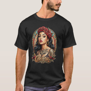 Camiseta Chicano Chicana La Raza Barrio Tattoo Muerte