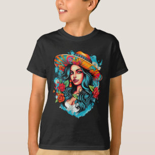 Camiseta Chicano Chicana La Raza Barrio Tattoo Muerte _7