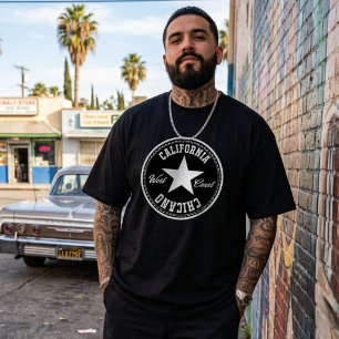 camiseta Chicano de la costa oeste de California