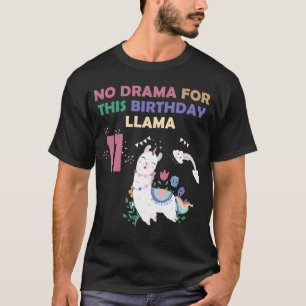 Camiseta Chicas 11 años 11 cumpleaños de Llama sin bromas d