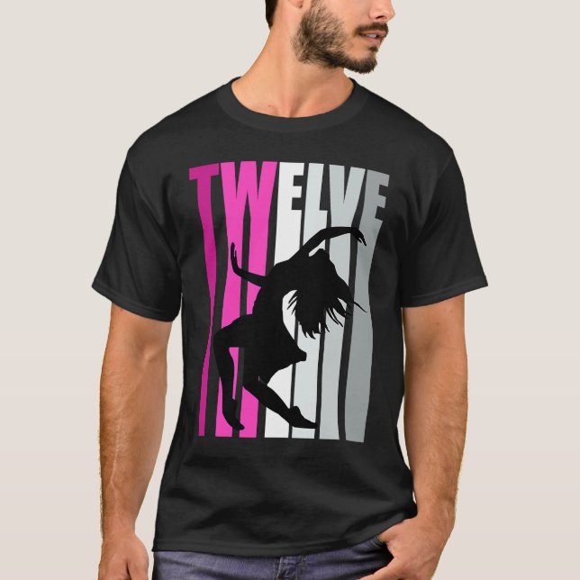 Camiseta Chicas 12.ª bailarina de cumpleaños Reina Expres (Anverso)