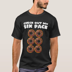 Camiseta Chicas 6 Empaquetar Chocolate Donut Abs Gym